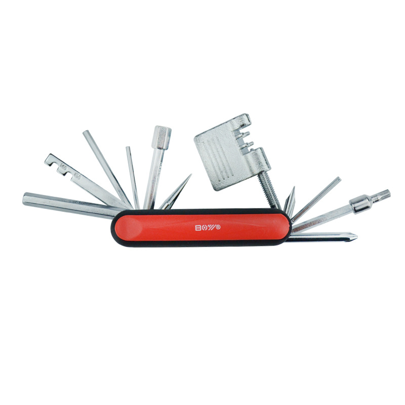 BOY herramienta de bicicleta herramienta de reparación multifuncional herramienta de reparación de bicicleta removedor de cadena