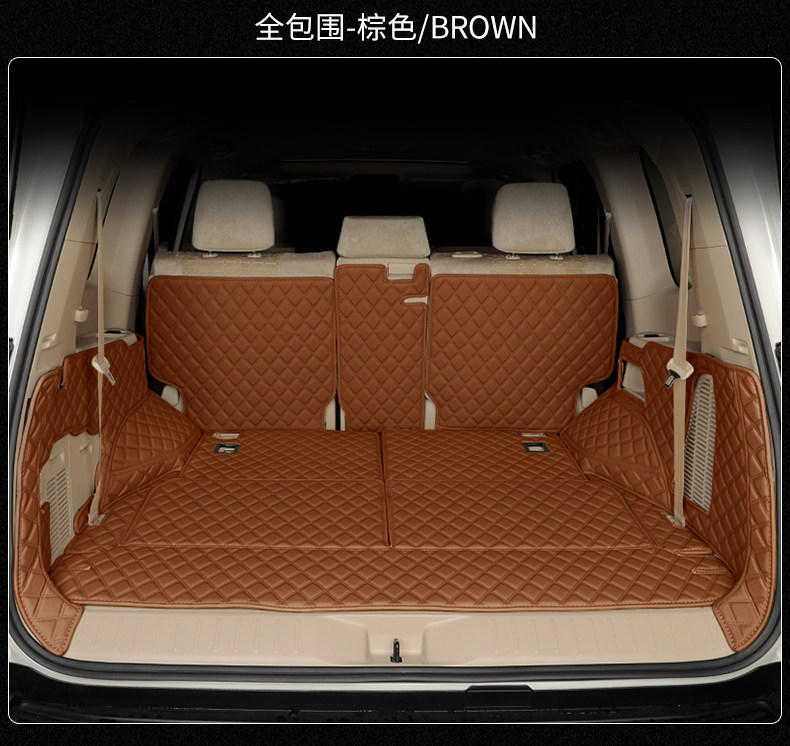 23-25 New Model Land Cruiser Trunk Mat Lc300 Full Surround Rear Compartment Mat Lc71 Land Cruiser Modification