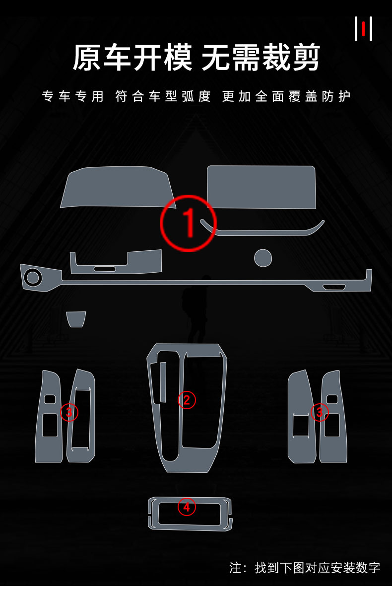 Interior Modification Film for Honda Accord 11th Gen 2023-2025