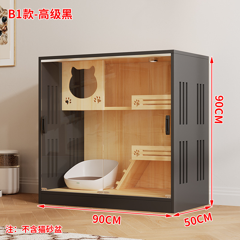 猫别墅家用宠物柜室内猫窝猫城堡豪华猫笼子猫咪房子猫舍猫屋猫柜|undefined