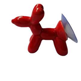 跨境创意手机支架气球狗摆件 树脂狗 树脂工艺品家居装饰厂家