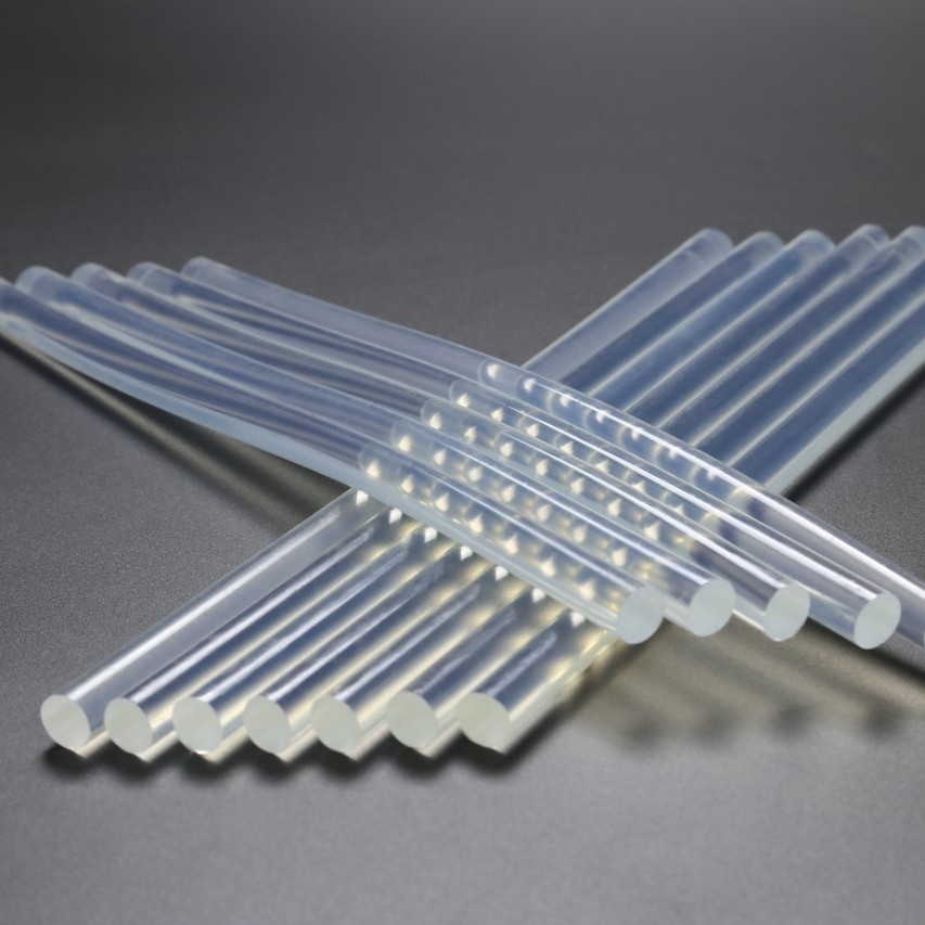 透明热熔胶棒7/11mm高黏度胶条黑/白/黄色手工DIY高黏度胶棒