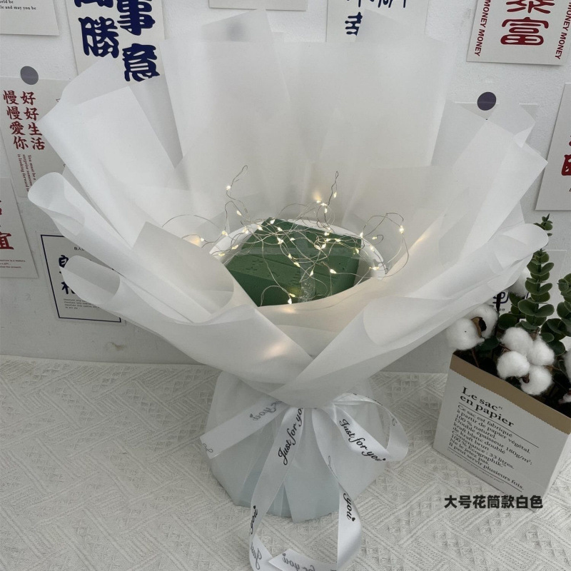 無料の半完成花束、誕生日のクリエイティブな花、スナック、ベビーブレス、ペーパータオル、花|undefined