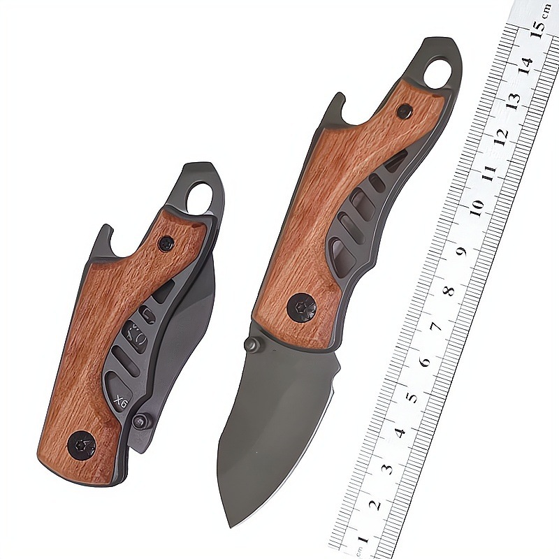 户外随身小刀折叠刀多功能刀快递开箱刀高硬度水果刀创意钥匙扣刀