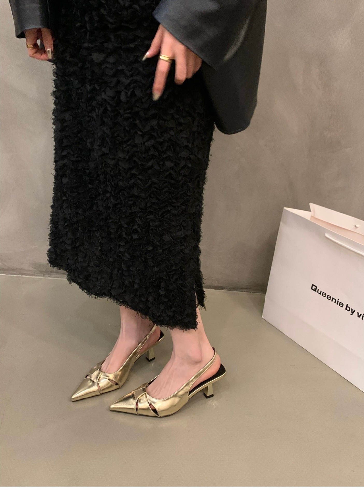 Elegant Women’s Stiletto Sandals With Sequins And Pointed Toe_voghion.com