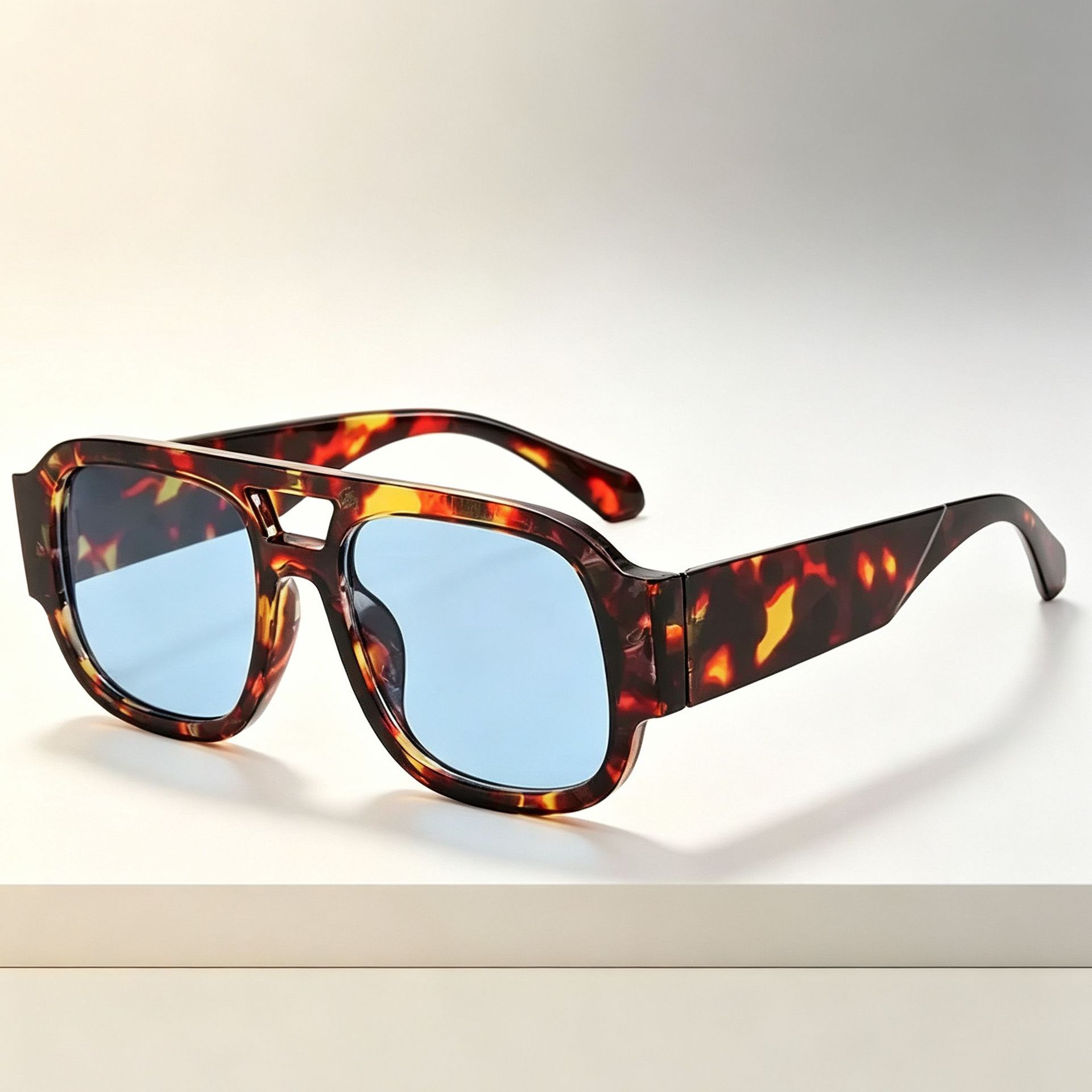 Moda transfronteriza europea y americana personalidad gafas de sol masculinas y femeninas retro calle de moda Y2K gafas de sol anti-UV de alta calidad