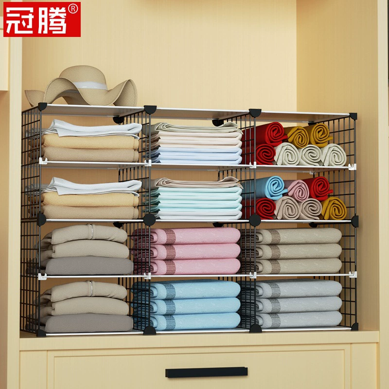 Ленивая складная доска Бытовая отделка гардероба Хранение артефактов Многослойная перегородка Брюки Футболка Складная доска с коротким рукавом