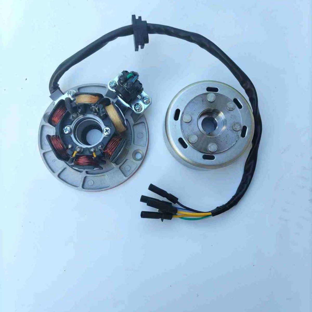 오프로드 오토바이 부품 마그네토 코일 고정자 로터 YX160 고속 모터 Yinxiang 160 부품