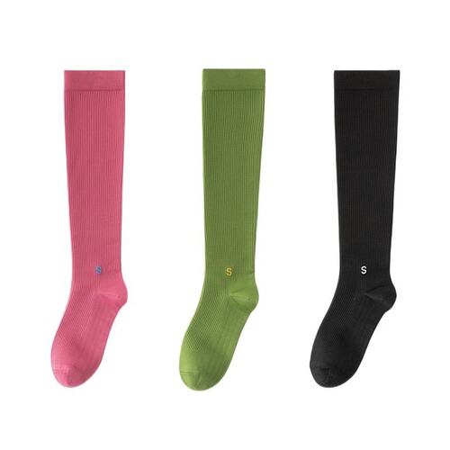 Pressure socks, sports compression calf socks, professional jump rope running women's socks, summer fitness stockings, non-slip yoga socks