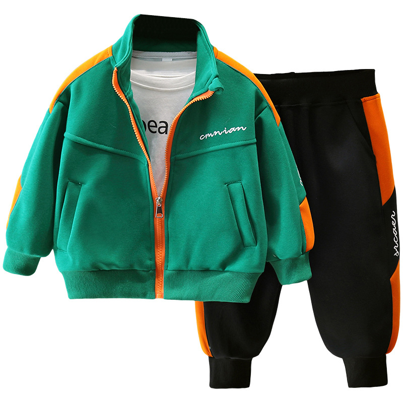 7652 Traje de niño Primavera y otoño 2025 Nuevo estilo de primavera para niños Deportes Hermoso traje de dos piezas Ropa de bebé Casual