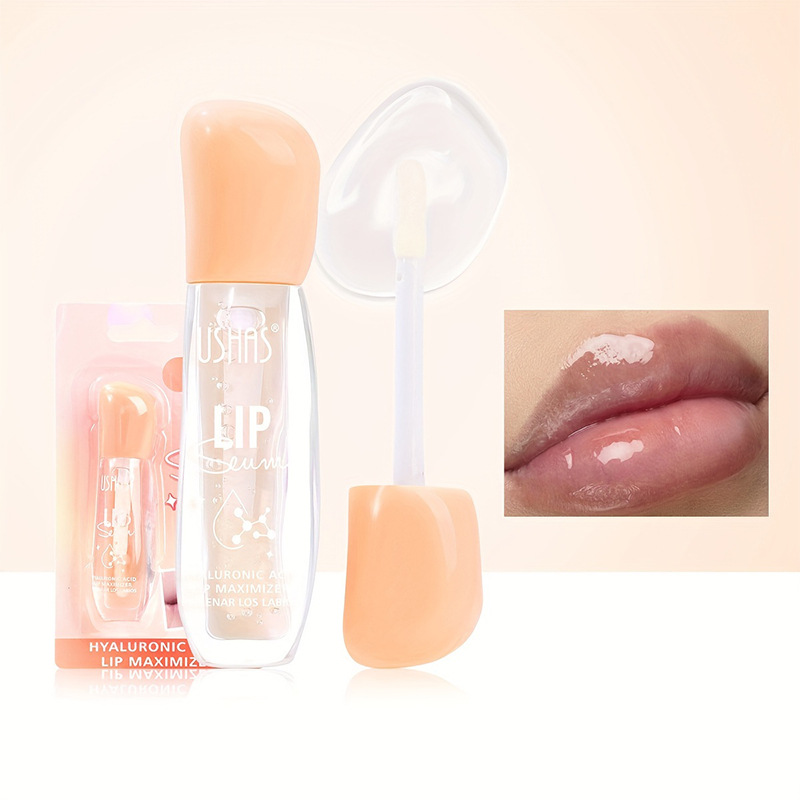 USHAS Europa y América Punto transfronterizo Venta caliente Brillo de labios Hidratante de alto brillo Labios Hidratantes UC013F