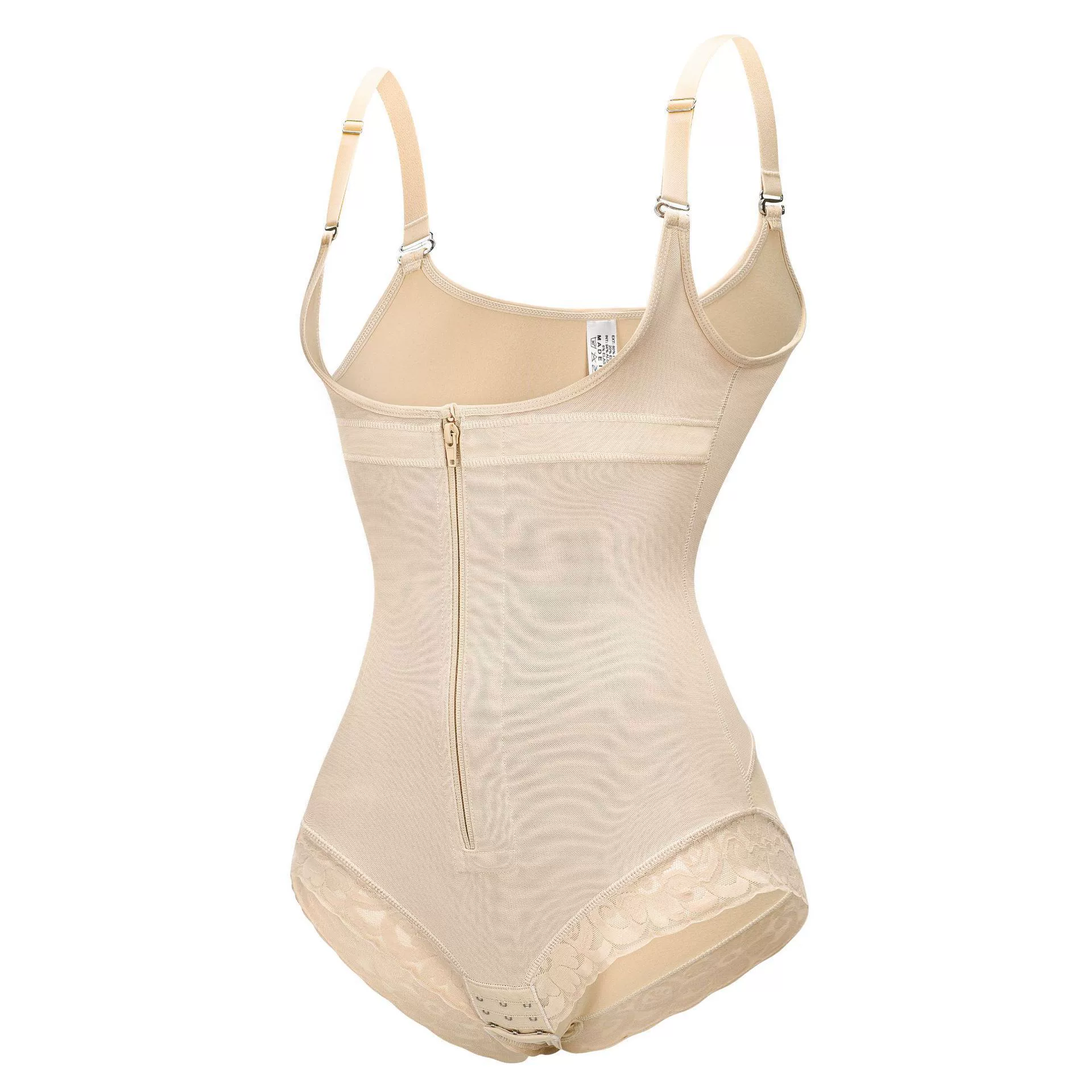 Изначальный источник Amazon Полный корпус формы Shapewear сетка кружево удлиненный комбинированный костюм для женщин