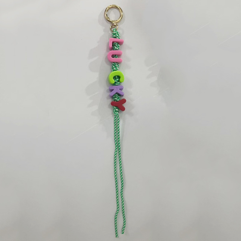 22g Weight Bag Charms Bag Accessories Type 1 Piece Quantity Daily Occasion Acrylic, rope Material Vocabulary Words/Name Pattern Casual, Simple Style Style 1 Piece Acrylic Rope Vocabulary Words/Name Bag Charms 10