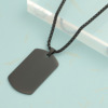 Trend pendant stainless steel hip-hop style engraved, necklace, wholesale