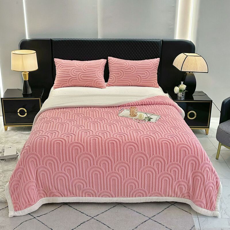 Cross-Border Custom-Made Double-Layer Taffeta Fleece Blanket, Thickened Lamb Fleece Blanket, Cover Blanket, Nap Blanket, Thickened Winter Blanket Cross-Border Custom-Made Double-Layer Taffeta Fleece Blanket, Thickened Lamb Fleece Blanket, Cover Blanket, Nap Blanket, Thickened Winter Blanket