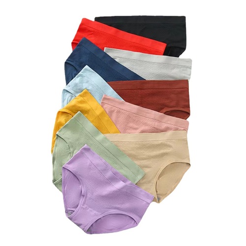 Underwear for women, beehive waist-lifting seamless breathable comfortable teenage student triangle bra factory