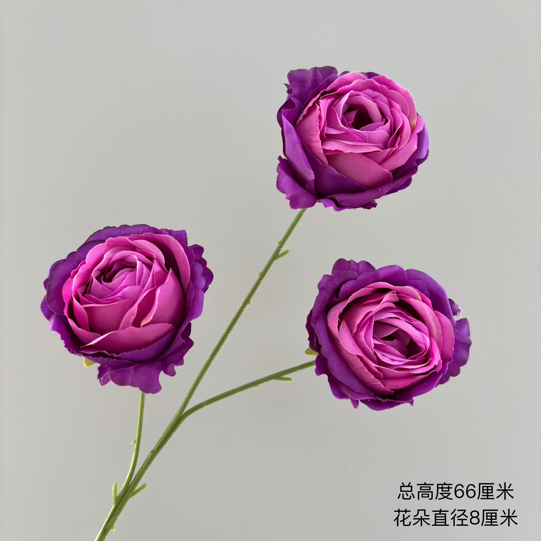 3송이 스노우 마운틴 로즈