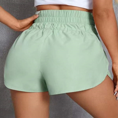 European and American Spring and Summer High-Waisted Women's Short Shorts Casual Elastic Loose Summer Sports Shorts