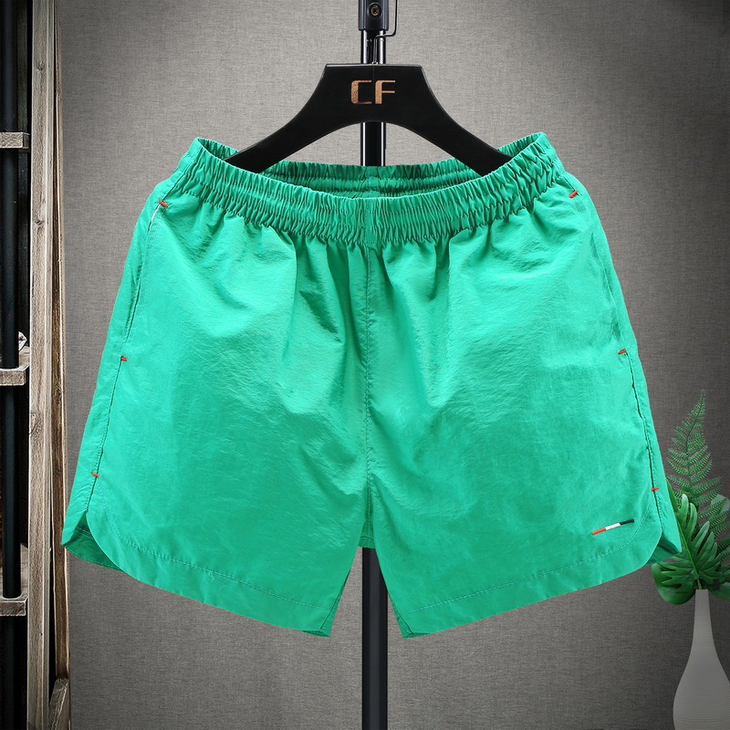 레이크 블루 자수 반바지