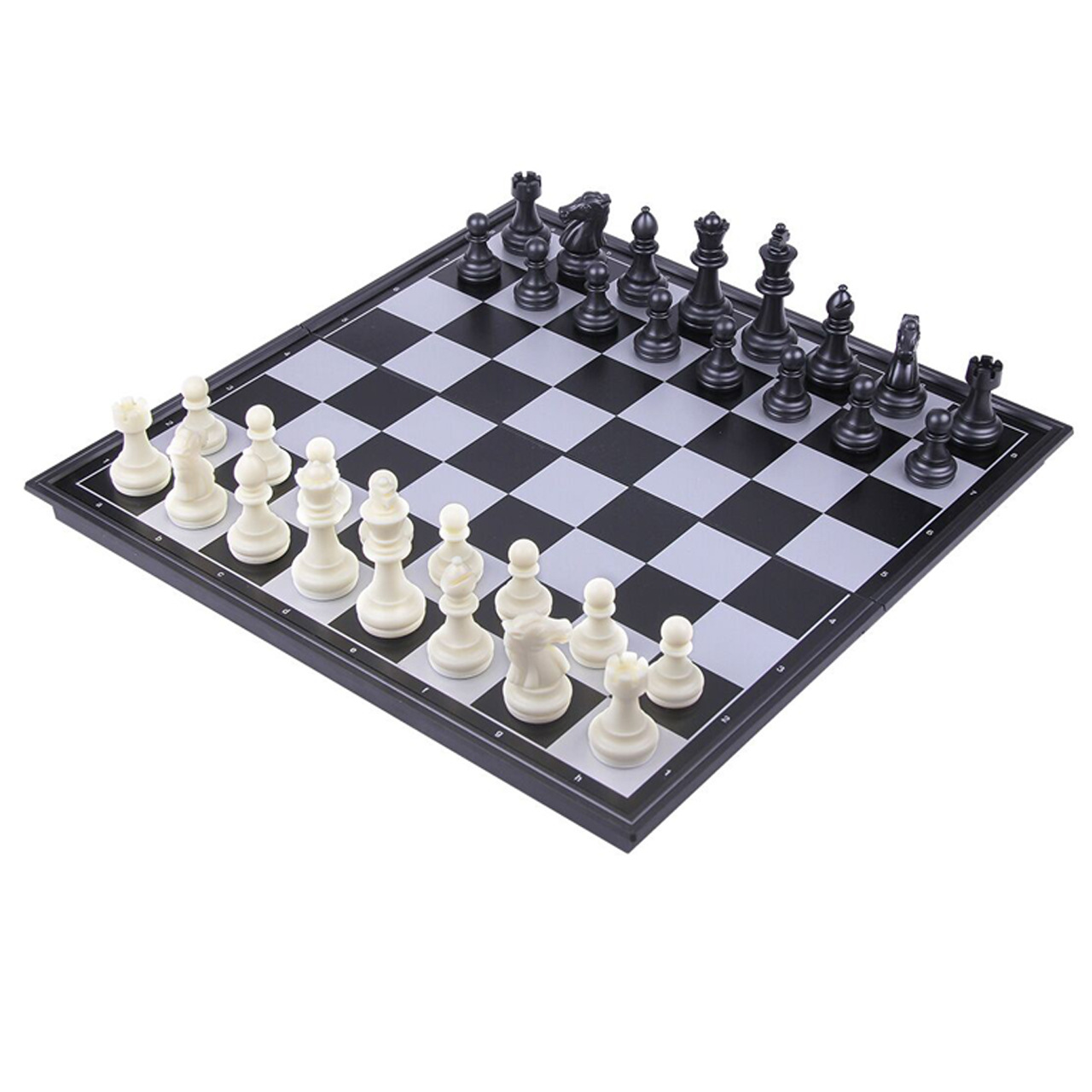 Magnetic folding interactive big chess
