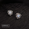 Silver needle, fashionable retro earrings, wholesale