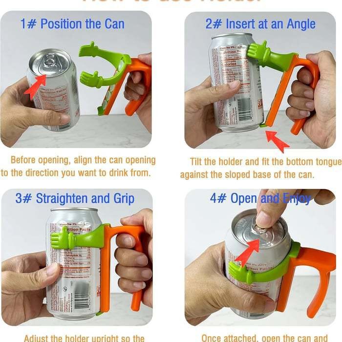 跨境新品 Soda Can Lids and Holders带防溢式杯盖吸管易拉罐支架|undefined