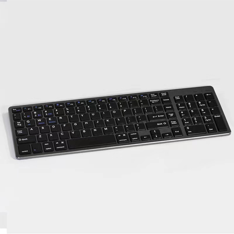 Teclado de ratón inalámbrico teclado de tres modos teclado de modo dual portátil computadora de escritorio tableta teléfono móvil aplicable multidispositivo