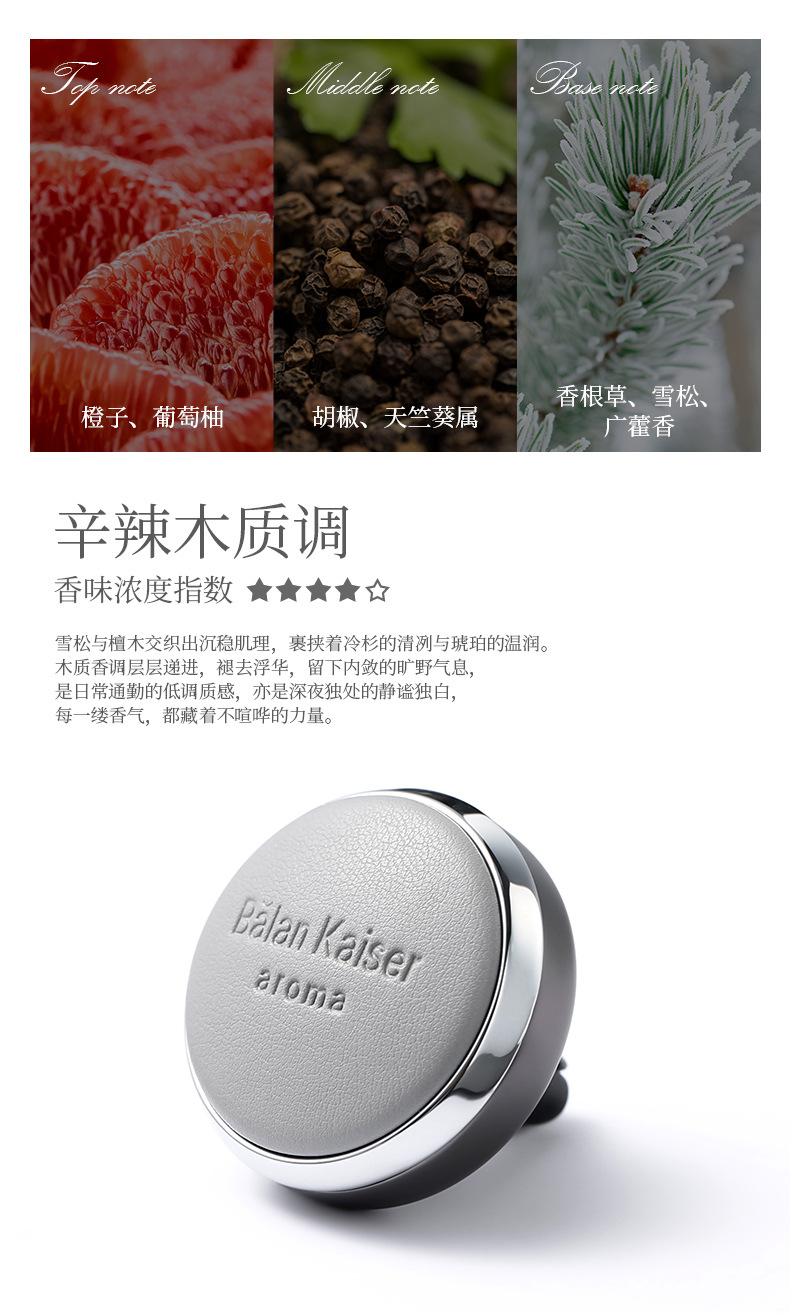 Cross-Border Car Air Freshener for Air Vent, High-End Custom Design, Long-Lasting Fragrance, Car Air Conditioning Perfume, Aroma Pendant Ornament