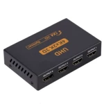 高清4K HDMI分配器1进4出HDMI一分四视频分屏器1拖4 HDMI扩展同屏