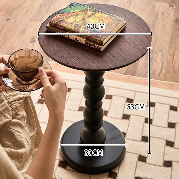 작은 테이블 직경 40cm (뉴질랜드 소나무)