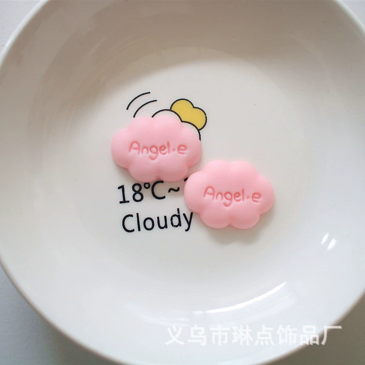 Силиконовая/смоляная накладка Angele Cloud Baiyun, кремовый клей, чехол для телефона, коробка для хранения, DIY-материал для украшений