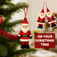 跨境新品 Button Christmas decoration set DIY纽扣圣诞装饰纽扣