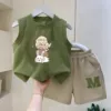 Green tower, vest, set