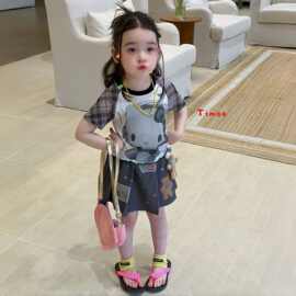 女童夏天裙子新款2026儿童百褶裙洋气半身裙宝宝短裙韩版童装薄