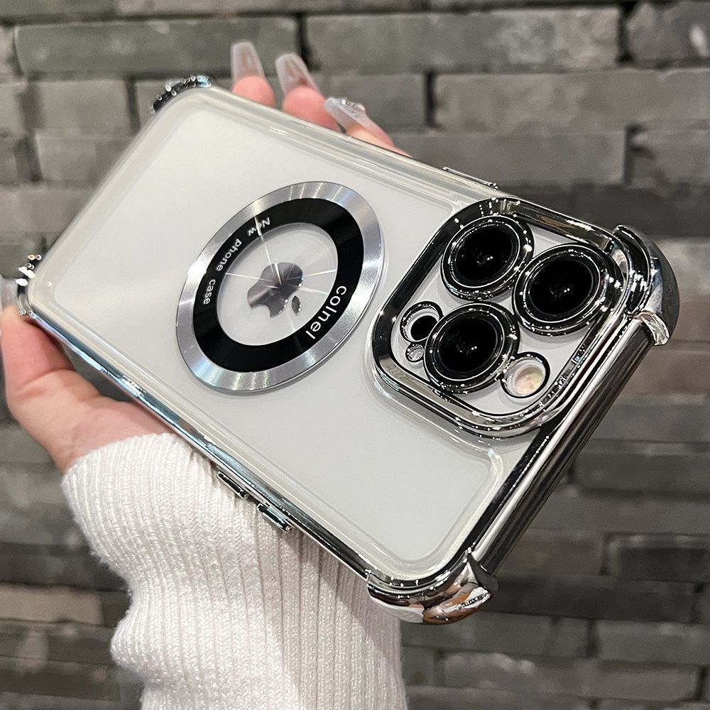 Funda Protectora con Airbag Anti-Caídas 11, Compatible con iPhone 17, Soporte Magnético, Funda Protectora para Apple 15, Airbag Anti-Caídas 14