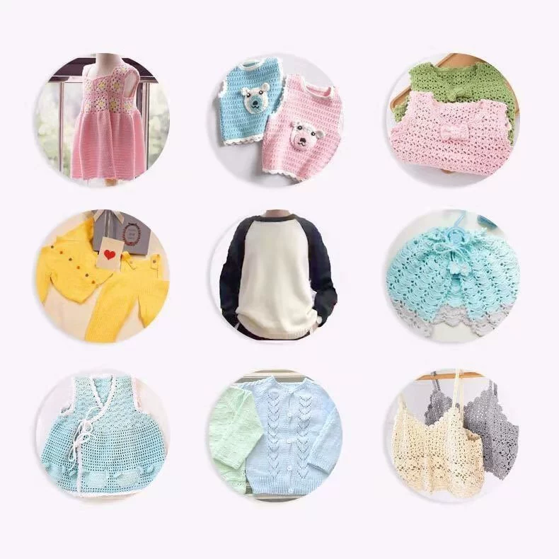 DIY ткачество handmade line -отредактированный акриловый пряжный хлопок для младенцев в грубой шерсти группа милый кукольный наперсток пять молока хлопок