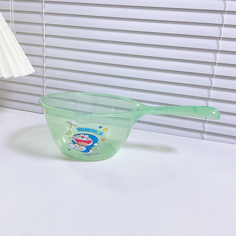 家庭用キッチンプラスチックスクープ透明ロングハンドル深水スクープ水の戦い流水スクープ漫画シャンプースプーン|undefined