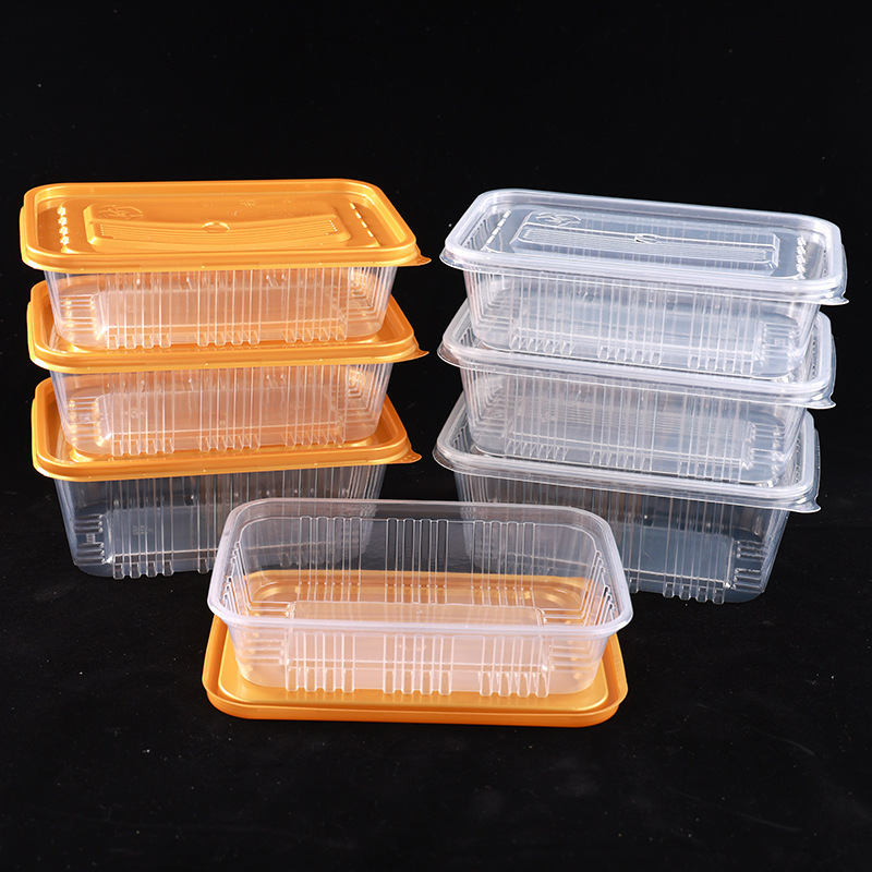 使い捨ての碗の食品級の外売りの箱は蓋の丸い弁当箱を持って密封します。|undefined