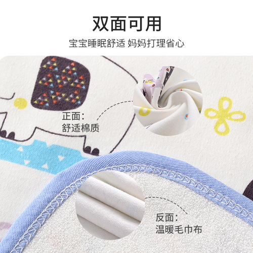 Baby Waterproof Washable Cotton Fabric Breathable Newborn Large Size Diaper Mat Girl Menstrual Pad
