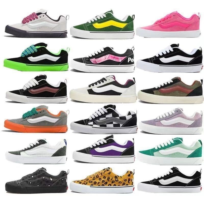 Putian Shoes Vans Kun Skool Collaboration Limited Edition Halloween Low-Top Unisex Sneakers