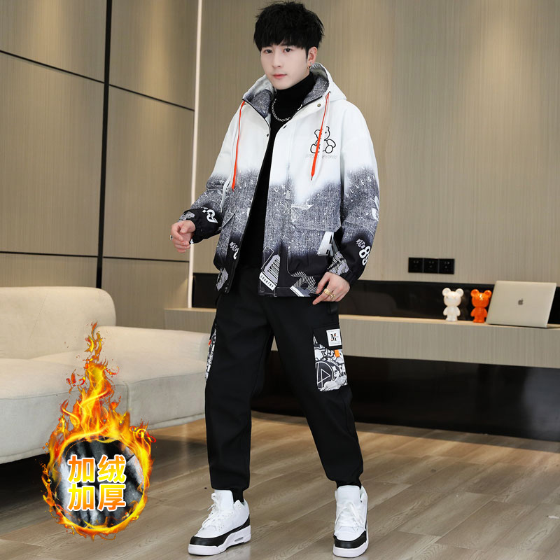 D3030 1350K ÁO KHOÁC NAM HAOTYFA DÀI TAY MŨ LIỀN DÀY ẤM THỜI TRANG NAM G04 SẢN PHẨM MỚI