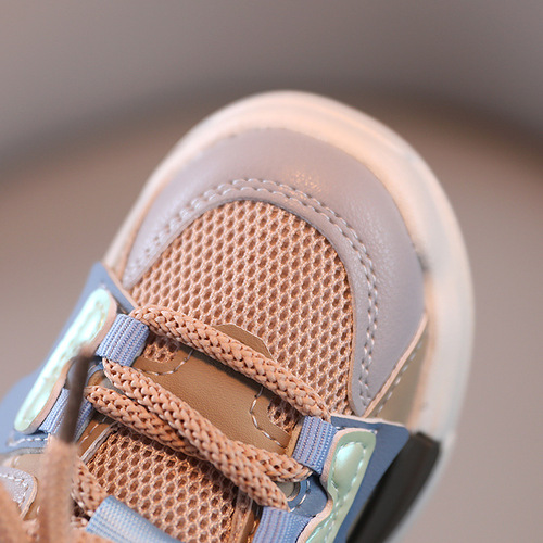 Dropshipping children's sneakers, spring and autumn breathable mesh sneakers, baby boys' light-soled shoes, girls' casual shoes