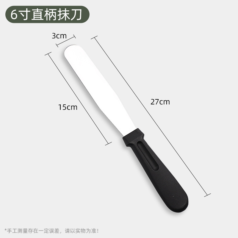 Cuchillo de pastel de acero inoxidable 6 8 10 12 pulgadas cuchillo de horneado cuchillo de mantequilla de mermelada cuchillo de crema