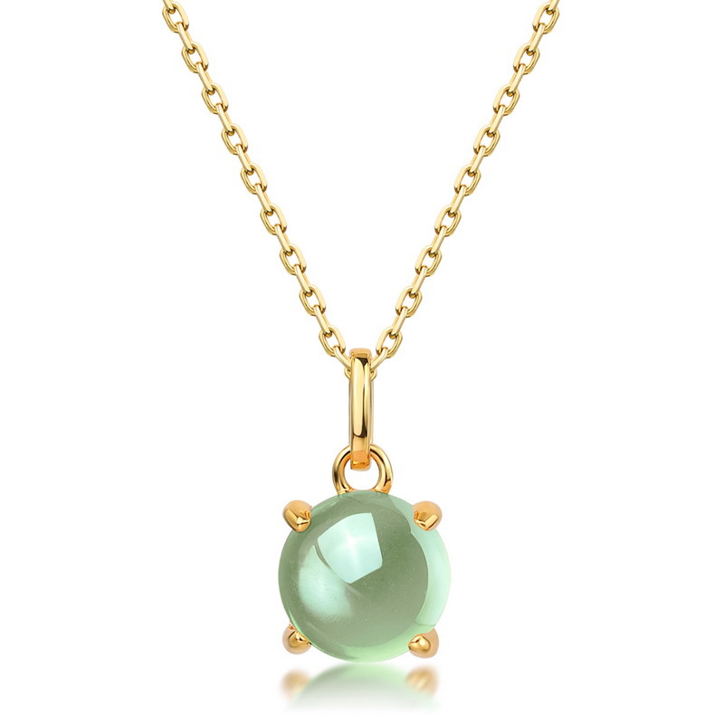 Colgante de tesoro de color de caramelo simple de lujo ligero transfronterizo S925 con cara de huevo de garra de plata Colgante de diamante de color multicolor personalidad de moda
