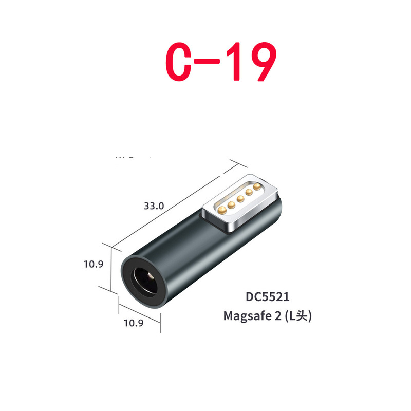 Type cアダプタusb 3.1アダプタ雷インターフェイス磁気プラグ公転母延長エルボ|undefined