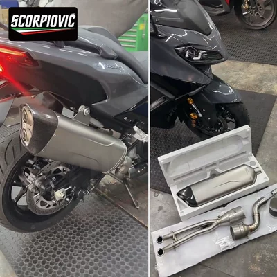 scooter full-section exhaust pipe – Motorcycle exhaust pipe