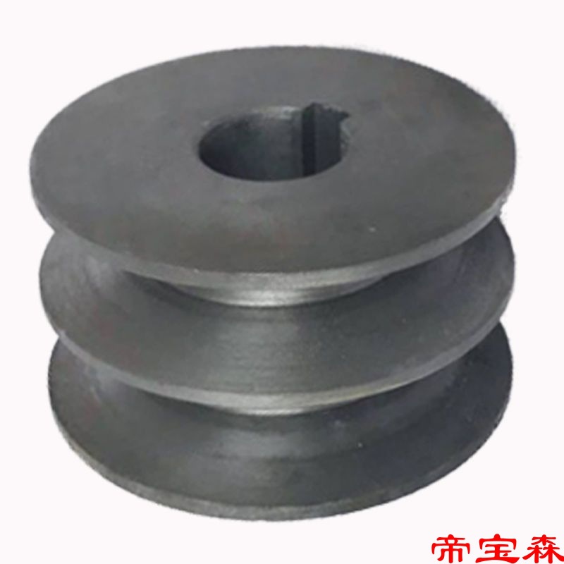 pulley Double groove Pulley Bore 20 24 25 28 30 Motor Wheel a type b-type Trigonal zone cast iron