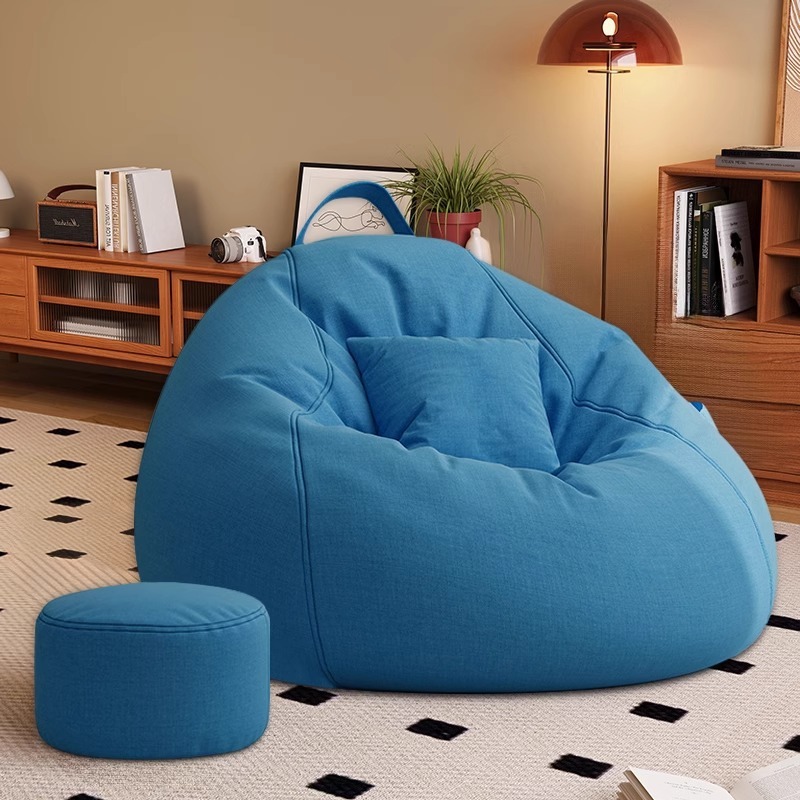 Sofá perezoso bolsa de frijoles red sala de estar dormitorio individual relajación silla de balcón de arroz puede ser silla de muelle de tipo pequeño