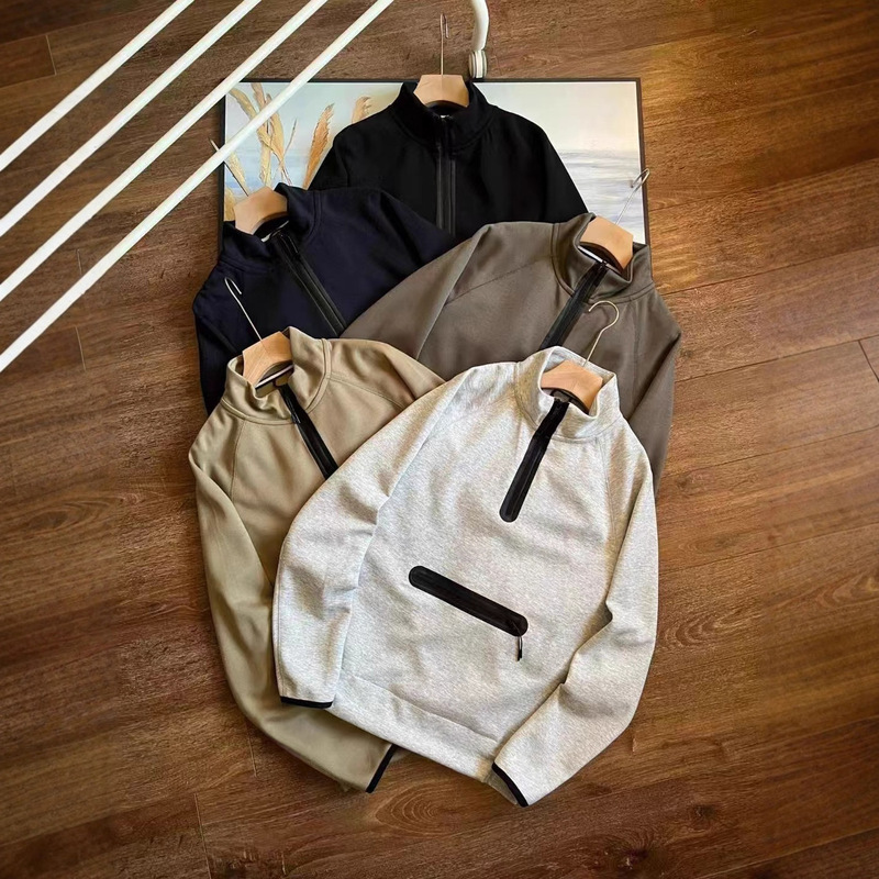 Men's Pure Color Half-Zip Raglan Sleeve Casual Sports Stand-Up Collar Pullover Sweatshirt 998 Men's Pure Color Half-Zip Raglan Sleeve Casual Sports Stand-Up Collar Pullover Sweatshirt 998