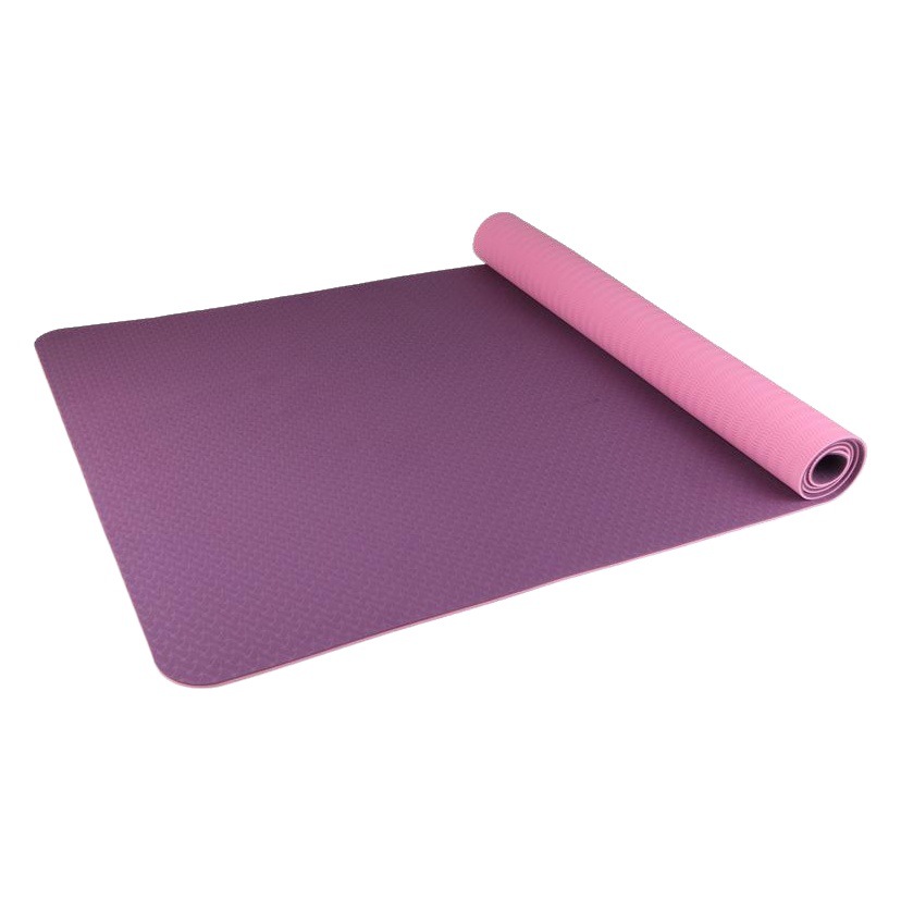 Tpe Yoga Mat Double-sided Non-slip Deficients Factory Outlet Thickened Widened Fitness Mat Dance Mat Dancing Mat